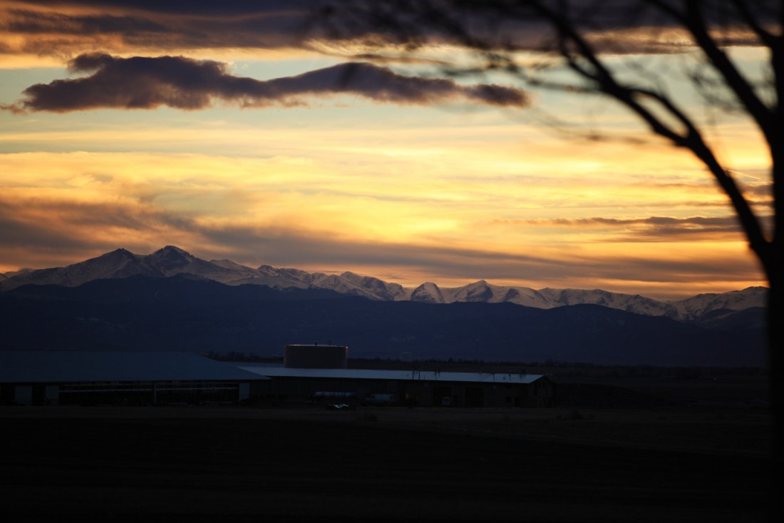 rocky mountain sundown